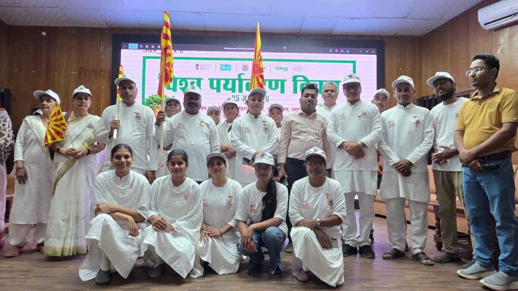 विश्व पर्यावरण दिवस पर ई - बाइक रैली में ब्रह्माकुमारीज़ संस्थान के सदस्य हुए शामिल